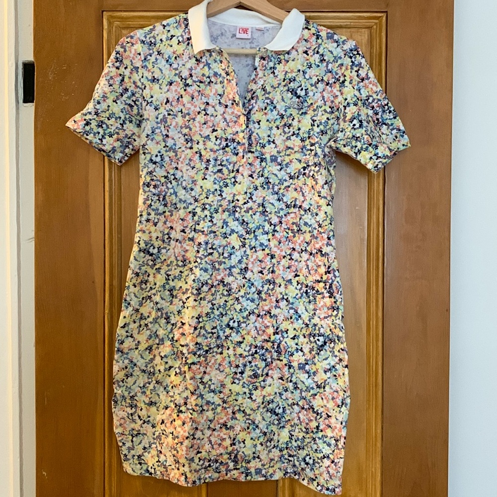 Unique Lacoste flower tennis dress